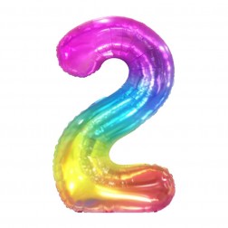 34" Gradiant Rainbow Number 2  (AIR ONLY)