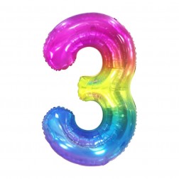 34" Gradiant Rainbow Number 3  (AIR ONLY)