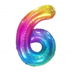 34" Gradiant Rainbow Number 6  (AIR ONLY)