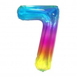 34" Gradiant Rainbow Number 7  (AIR ONLY)