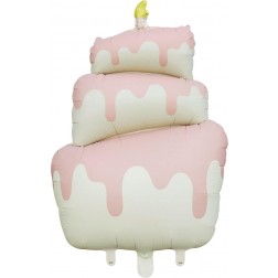 38" Matte Pink Cake Balloon