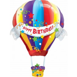 42" Birthday Hot Air Balloon Shape