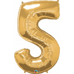 Qualatex SuperShape 5 Metallic Gold