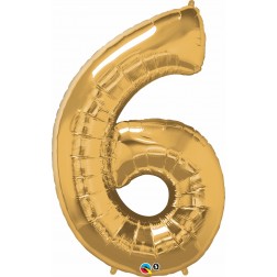 Qualatex SuperShape 6 Metallic Gold
