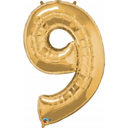 Qualatex SuperShape 9 Metallic Gold