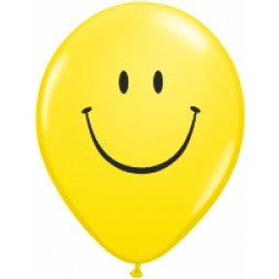 05" Smile Face Yellow w/Black Ink 100Ct