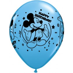 11" Mickey Happy Birthday Special Assortment 25Ct