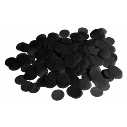 0.8oz Paper Confetti Dots Black