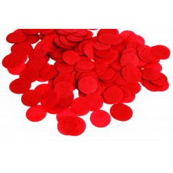 0.8oz Paper Confetti Dots Red