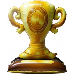 44" 3D Number 1 Trophy Balloon (AIR ONLY)