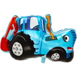 26" The Blue Tractor Backhoe Balloon